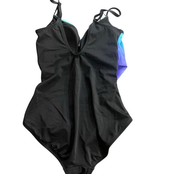 Miracle suit ombré color one piece bathing suit size medium - Picture 4 of 6